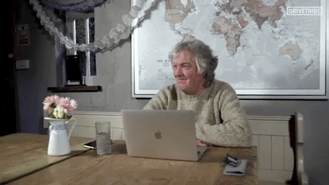 Radio ad scripts: elderly man using a MacBook GIF