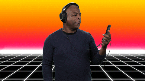 A GIF of LeVar Burton listening to a podcast and saying, "You gotta hear this."