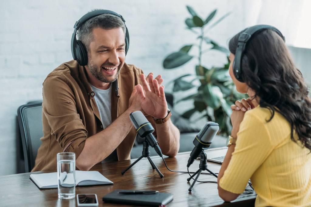 Sponsor podcasts: radio hosts talking